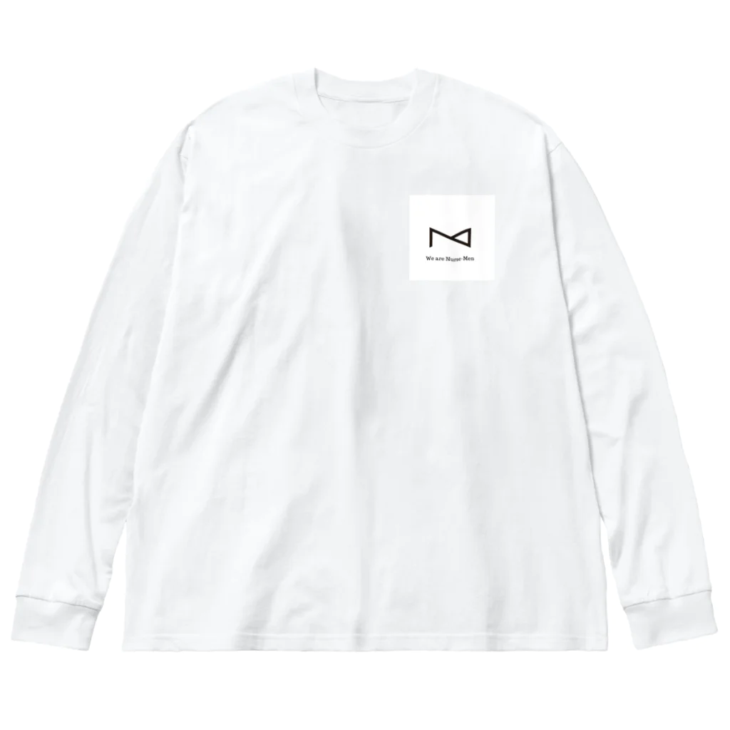 Nurse-Menのやつのナスメンのアニメっぽいやつ ビッグシルエットロングスリーブTシャツ