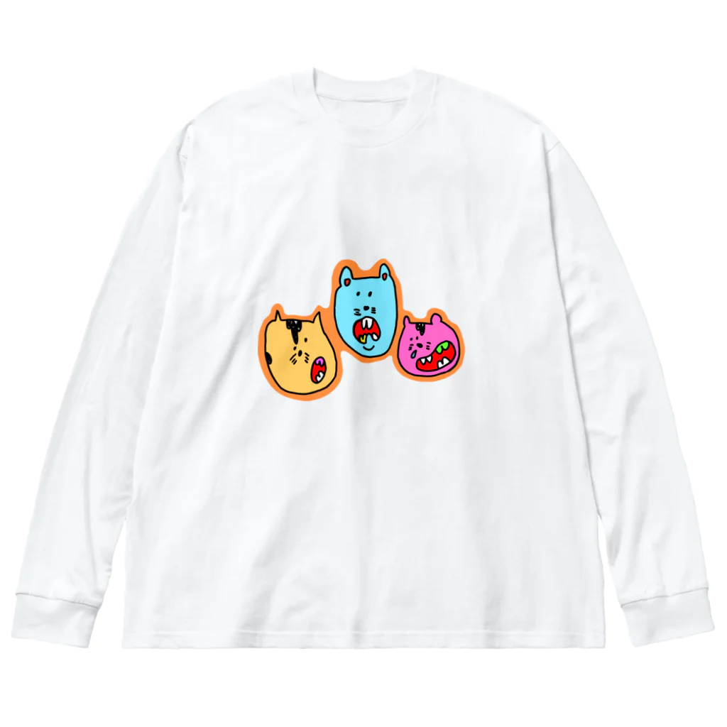 Zoo!!がっちゃの3兄弟 Big Long Sleeve T-Shirt