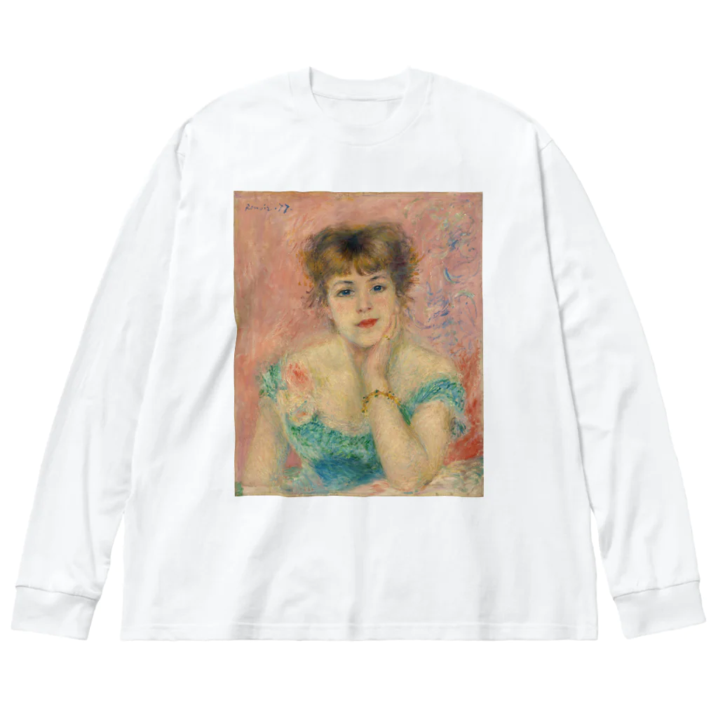 世界美術商店の女優ジャンヌ・サマリーの肖像 / Portrait of the Actress Jeanne Samary Big Long Sleeve T-Shirt