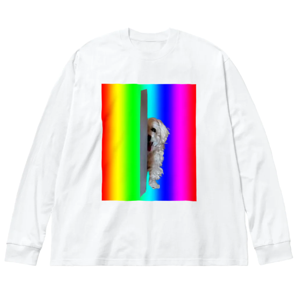 コロちゃんショップの「見いつけた♪」 Big Long Sleeve T-Shirt