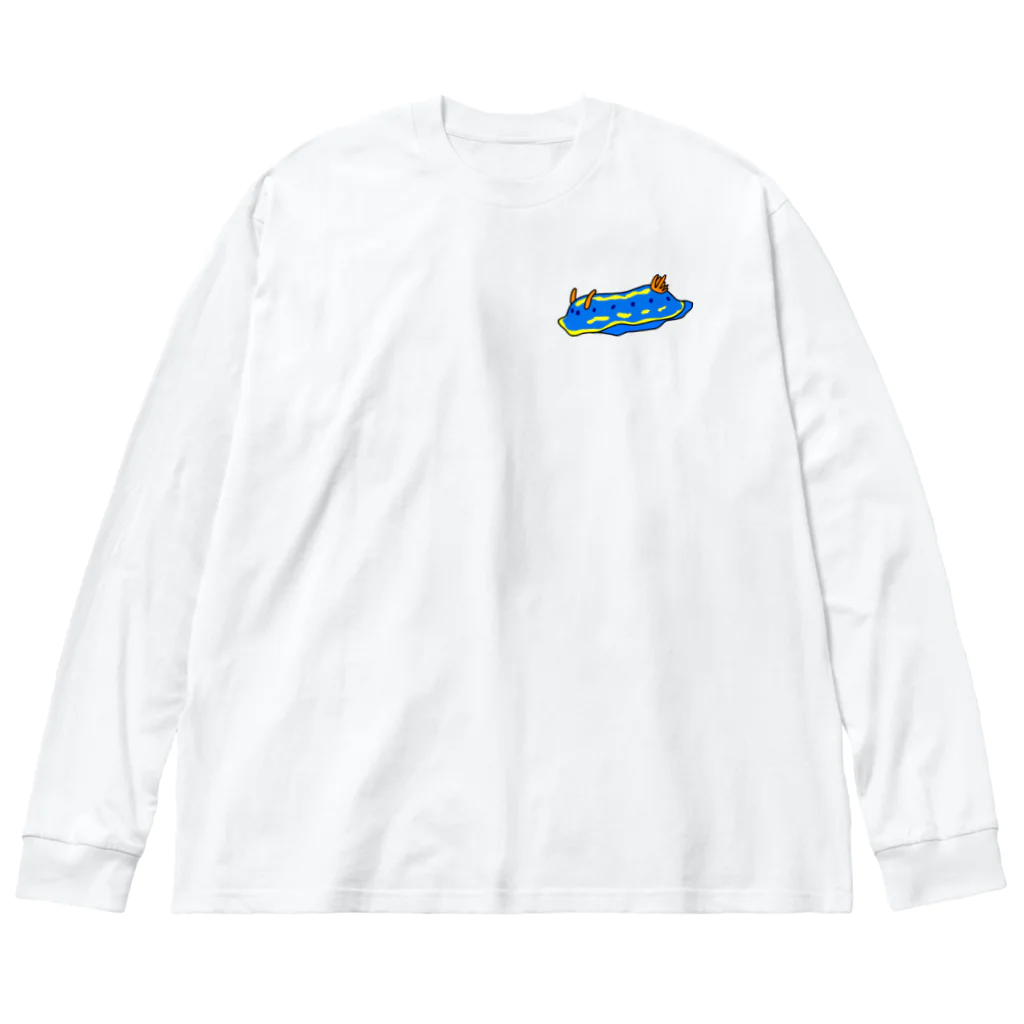 micro-diverのあおうみうし Big Long Sleeve T-Shirt