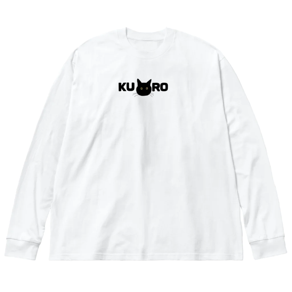 小鳥と映画館のクロネコ Big Long Sleeve T-Shirt