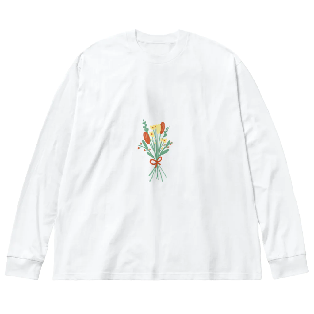 sisiのsisiからのブーケ ビッグシルエットロングスリーブTシャツ