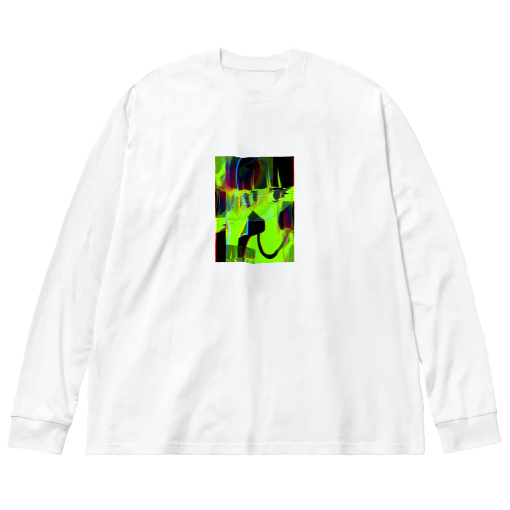 わーいのラグランメガネ Big Long Sleeve T-Shirt