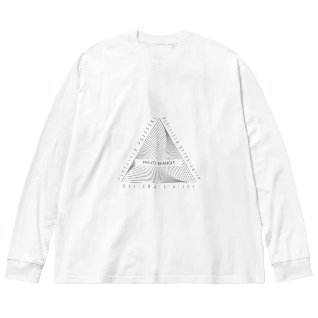 bend\end(ベンドエンド)のFraud_Triangle ビッグシルエットロングスリーブTシャツ