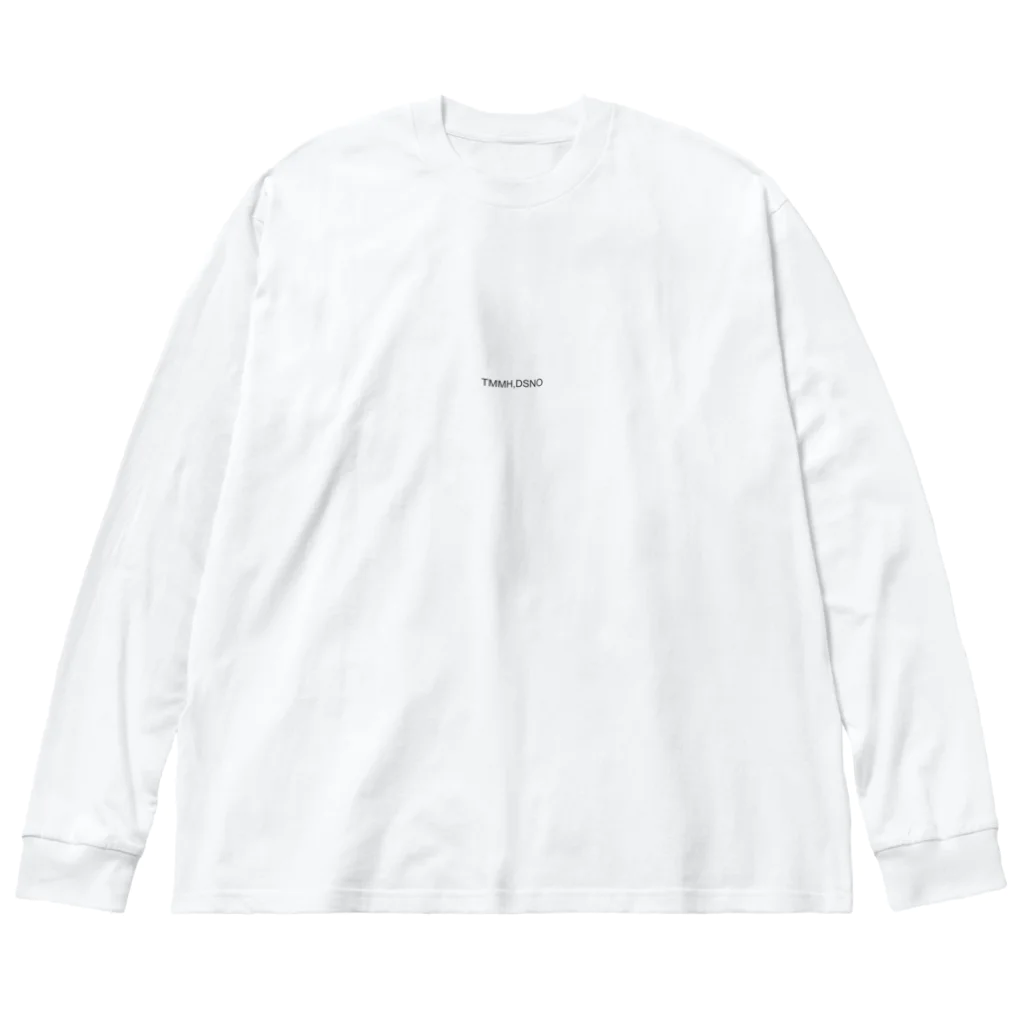 yuji shopの天に向かって胸を張り、大地にしっかり根を下ろすためのTシャツ Big Long Sleeve T-Shirt