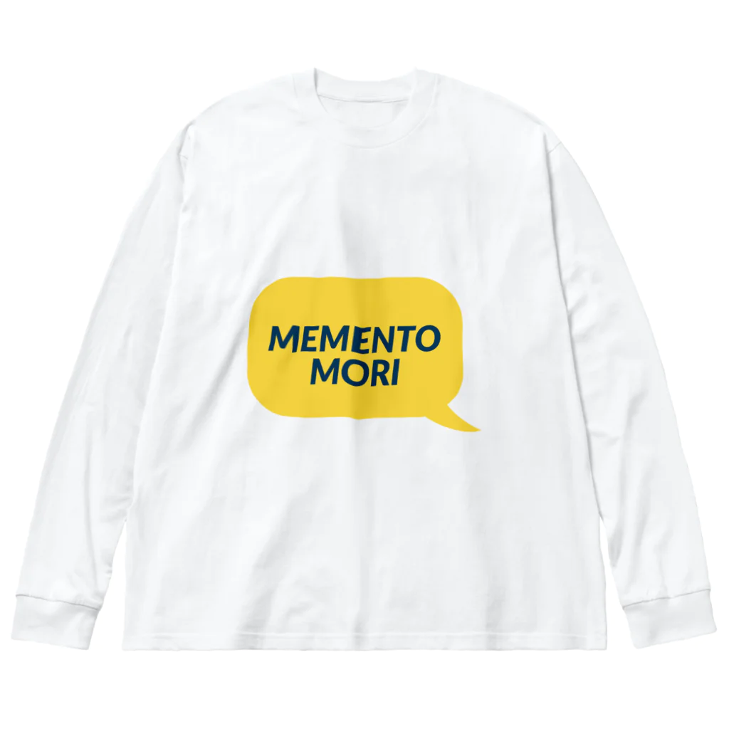 MEMENTO MORIのMEMENTO MORI 吹き出しTシャツ Big Long Sleeve T-Shirt