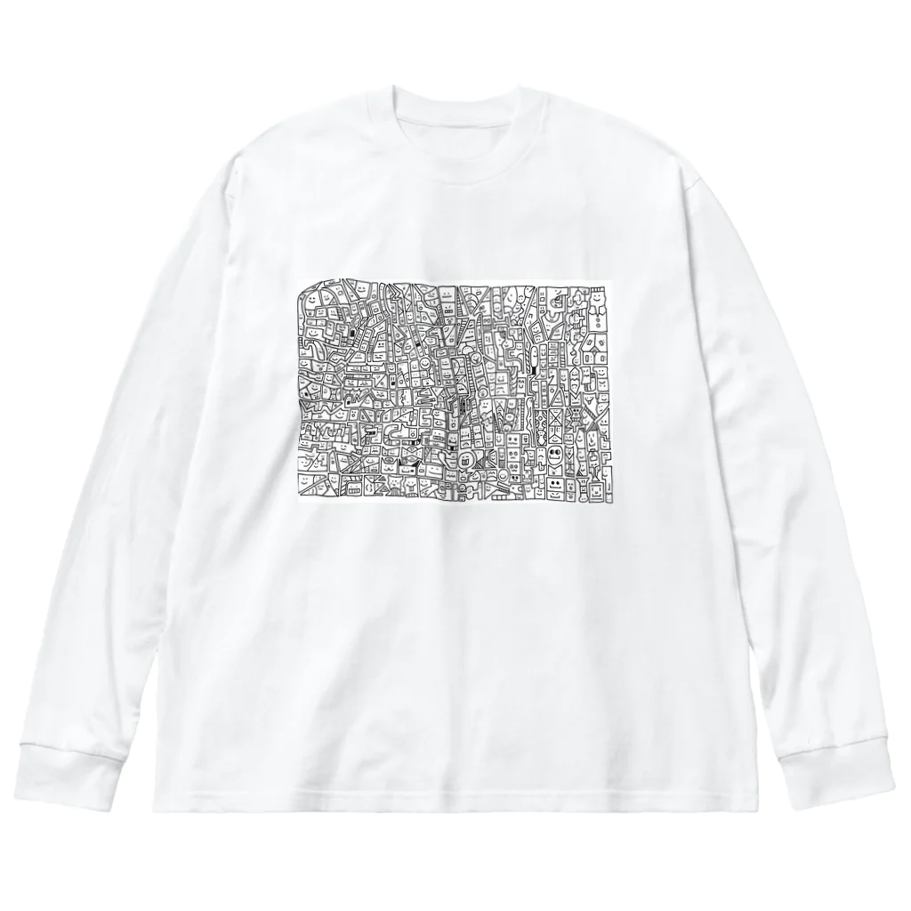 無機物くんの里のしきつめ君 Big Long Sleeve T-Shirt