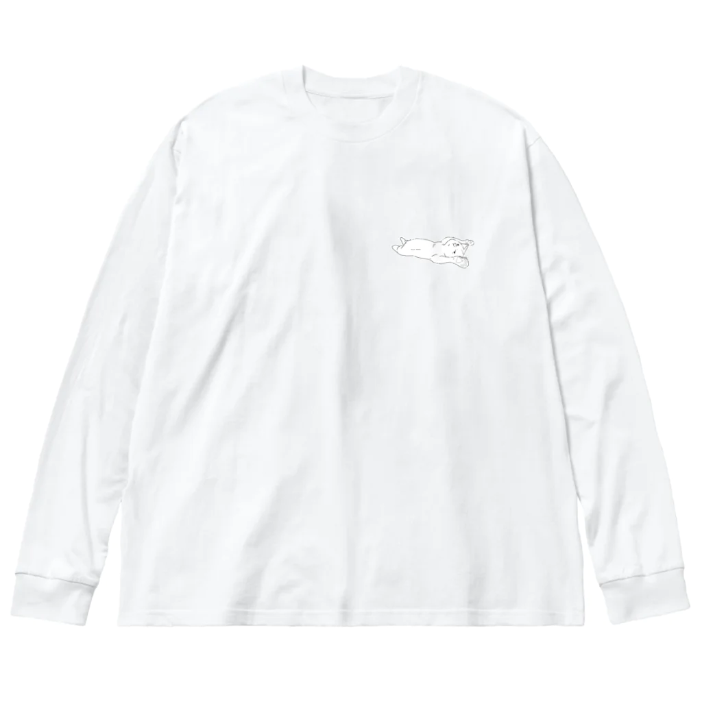 nIwa 魚とハイカラ和食のnIwa neko label Big Long Sleeve T-Shirt