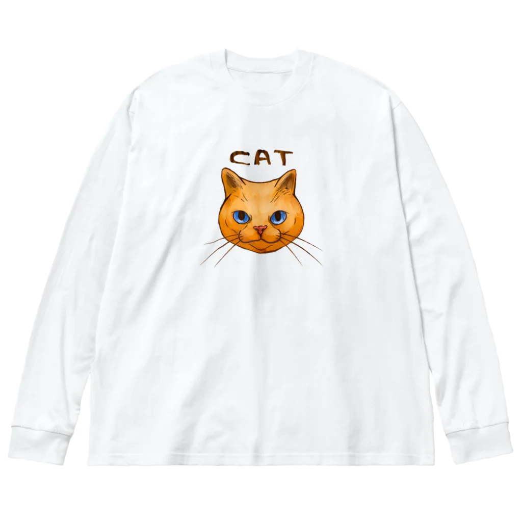 TAKE-TONのCAT Big Long Sleeve T-Shirt