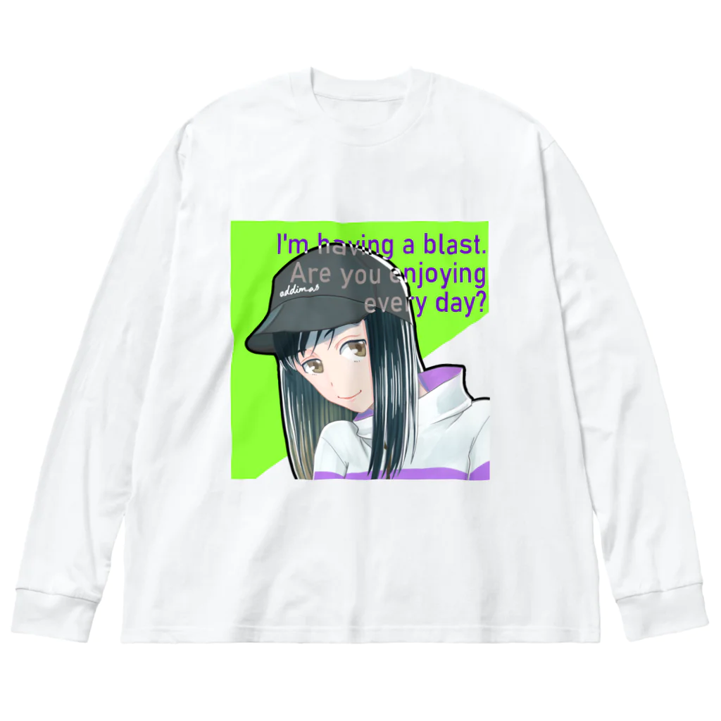 モダンラヂオの【ストリートガール】 Big Long Sleeve T-Shirt