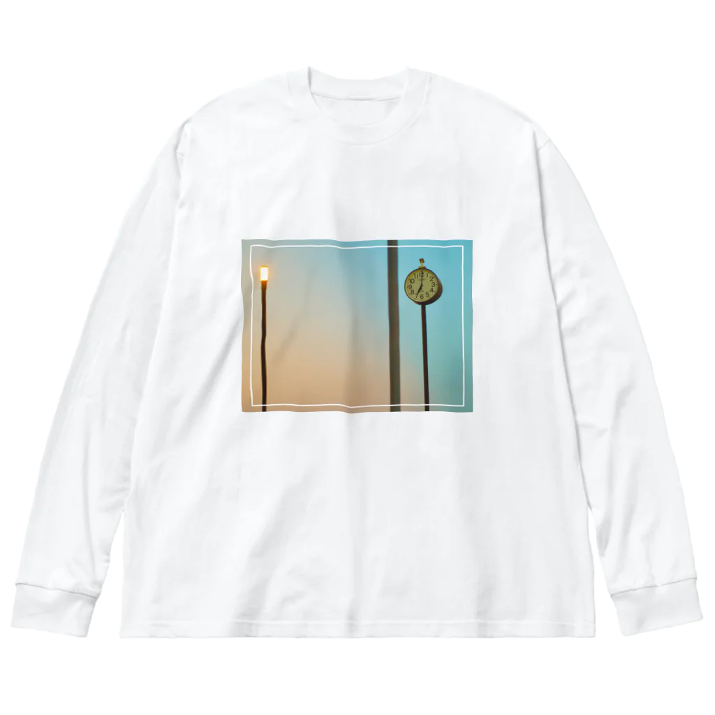 神劃重工の7 o'clock Big Long Sleeve T-Shirt