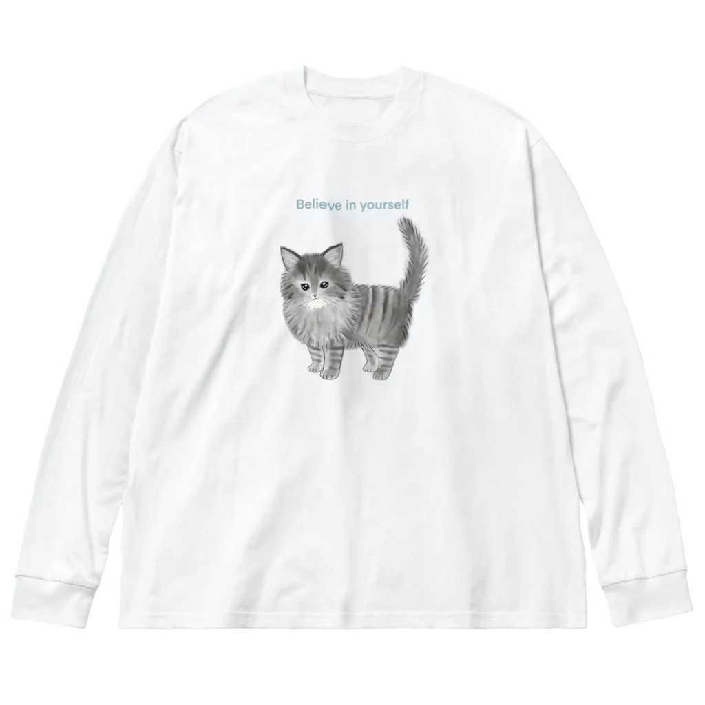 soraのノルウェージャンフォレストキャットのノエル ビッグシルエットロングスリーブTシャツ