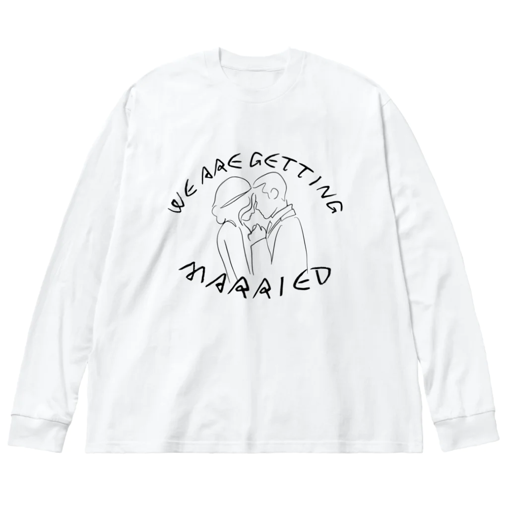 jsprintstudioの私たち結婚します Big Long Sleeve T-Shirt