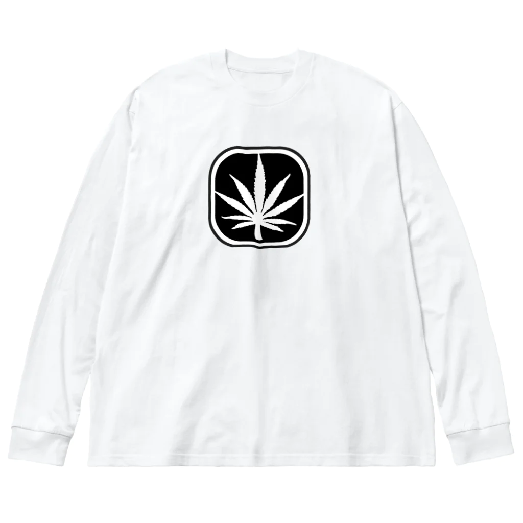 おもしろいTシャツ屋さんのTAIMA 大麻 大麻草 マリファナ cannabis marijuana Big Long Sleeve T-Shirt