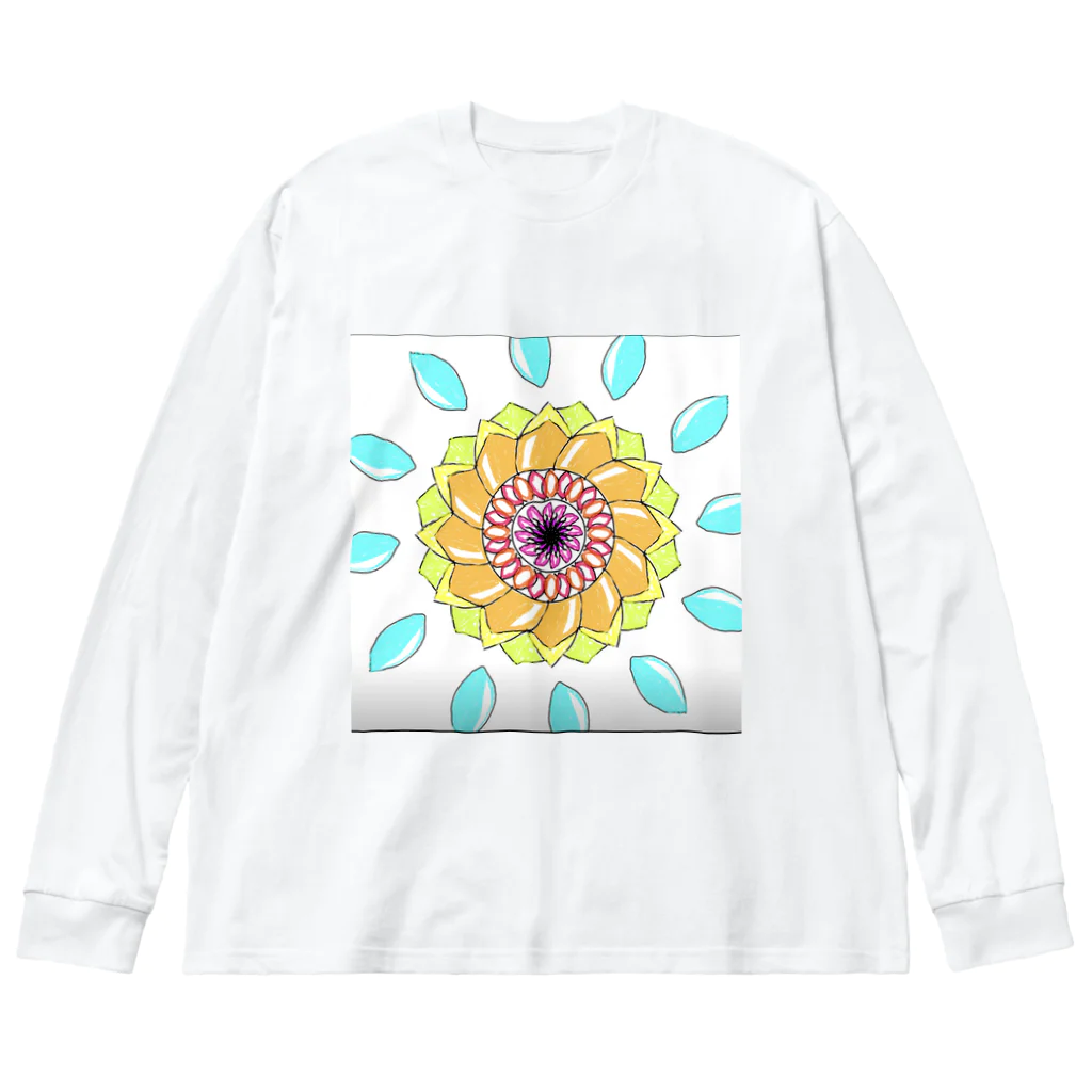 まいかる🔮 何かをチャレンジするときの開運アドバイザーの美味しそうなマンダラ Big Long Sleeve T-Shirt