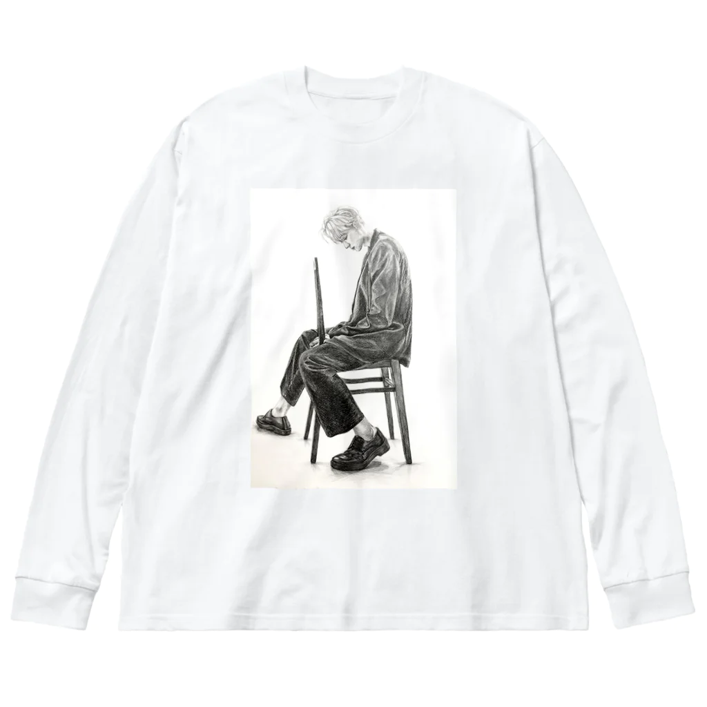 Hoai.art.jpのファンアート EXO チャンヨル　Chanyeol fanart  Big Long Sleeve T-Shirt