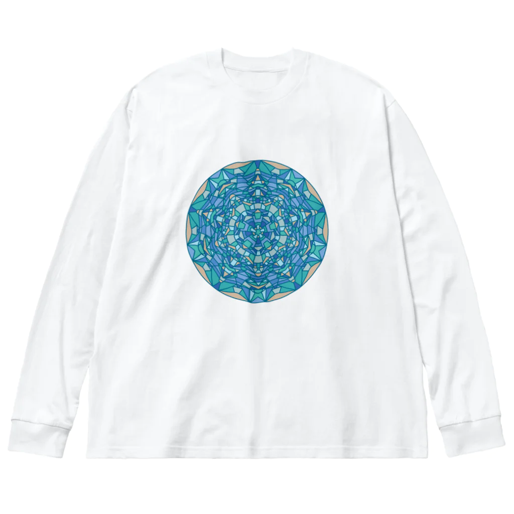 LeafCreateの海に眠る宝石 ビッグシルエットロングスリーブTシャツ