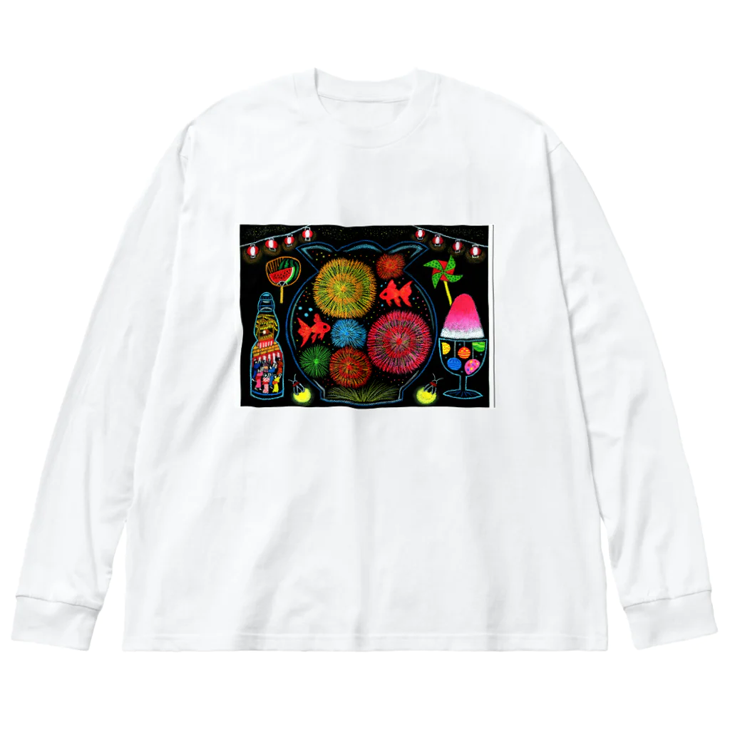 tamtamlandのずっと忘れない夏祭り Big Long Sleeve T-Shirt