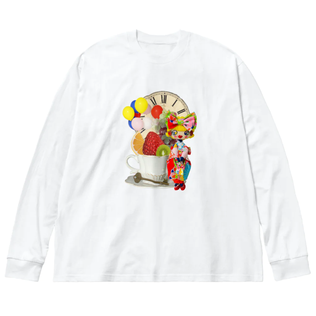 ニコリッペ のタイムスリップニコリッペ星人 Big Long Sleeve T-Shirt