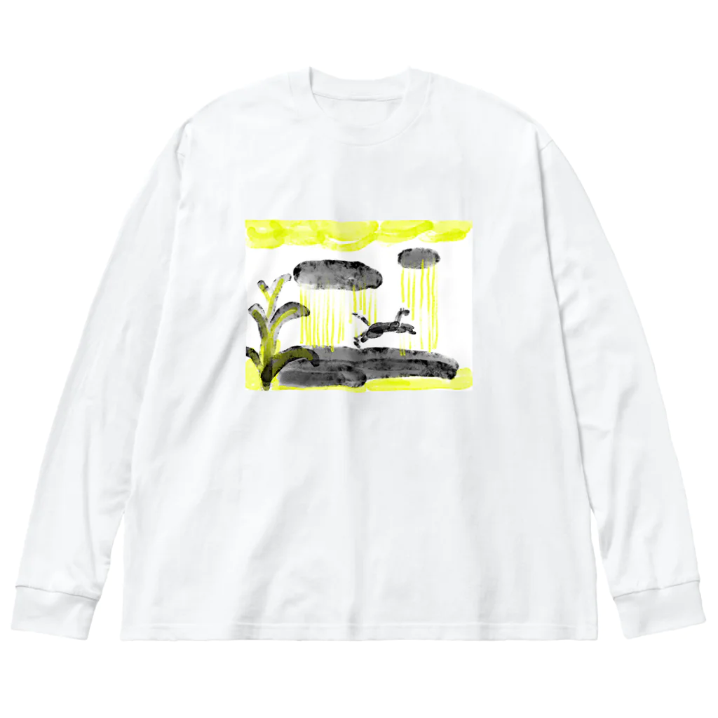 石川飴子の天気雨 Big Long Sleeve T-Shirt