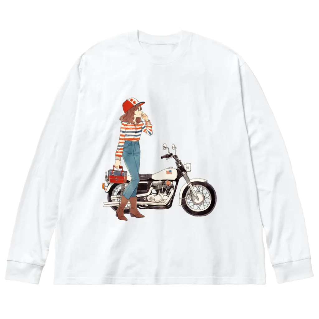 桜音ことこ企画のお気に入りのバイク Big Long Sleeve T-Shirt