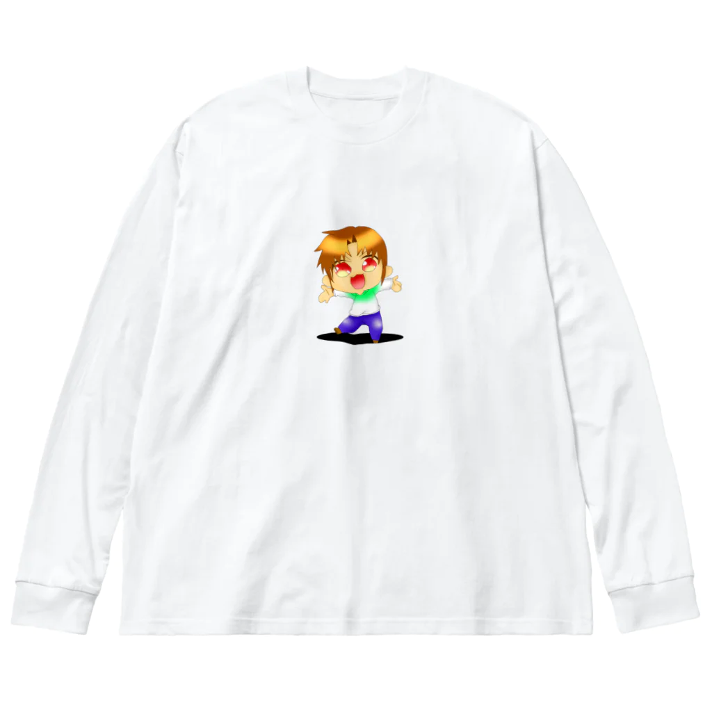 ケイチャンネル・K🐈のケイチャンネル公式グッズ　ちびケイシリーズ Big Long Sleeve T-Shirt