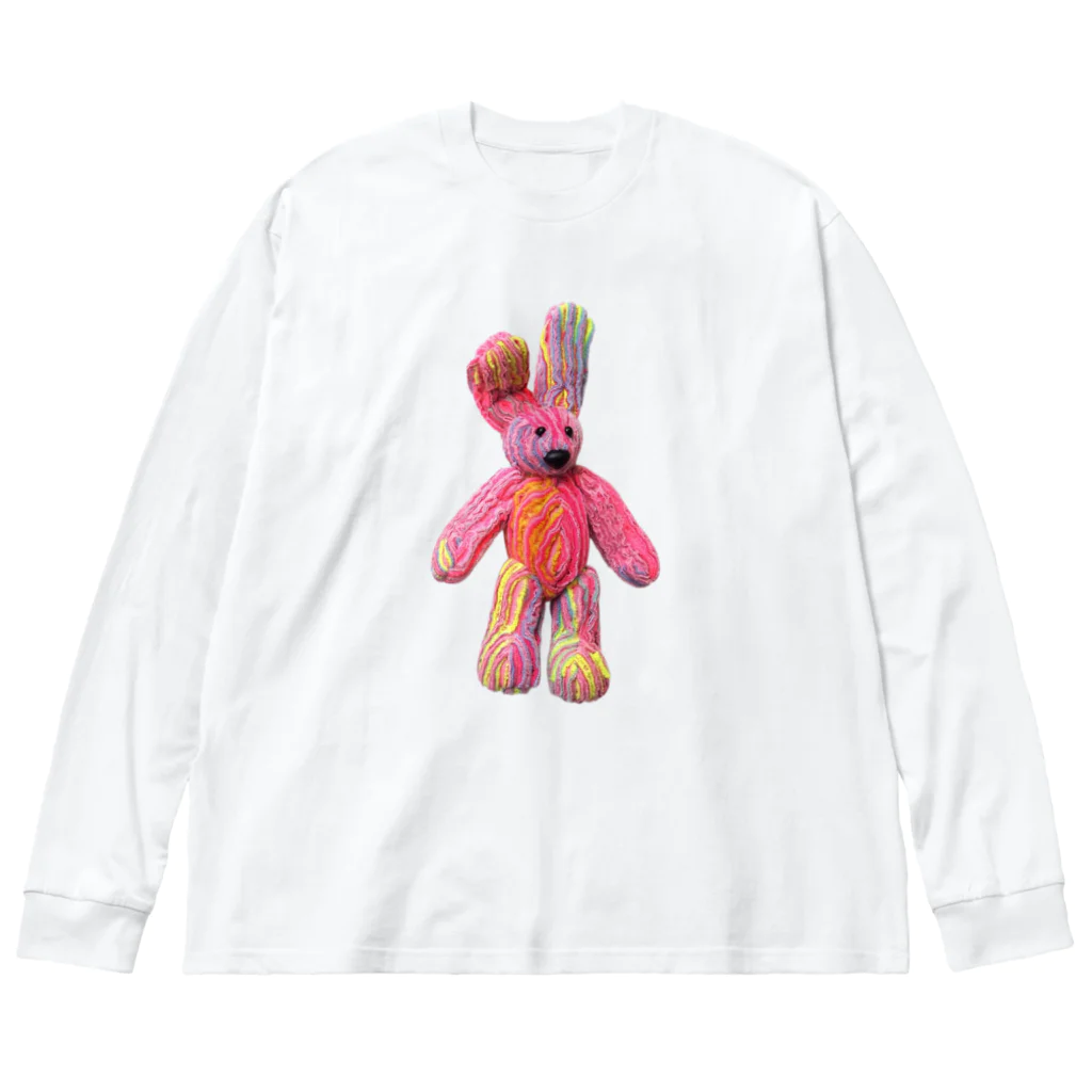 NAKED QUILTのウサチャ Big Long Sleeve T-Shirt