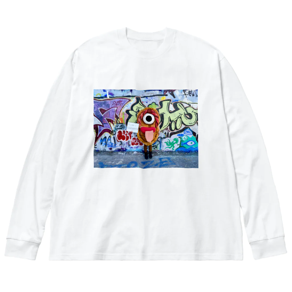 化けわらじ工房のベルリンのらくがきわらじ Big Long Sleeve T-Shirt