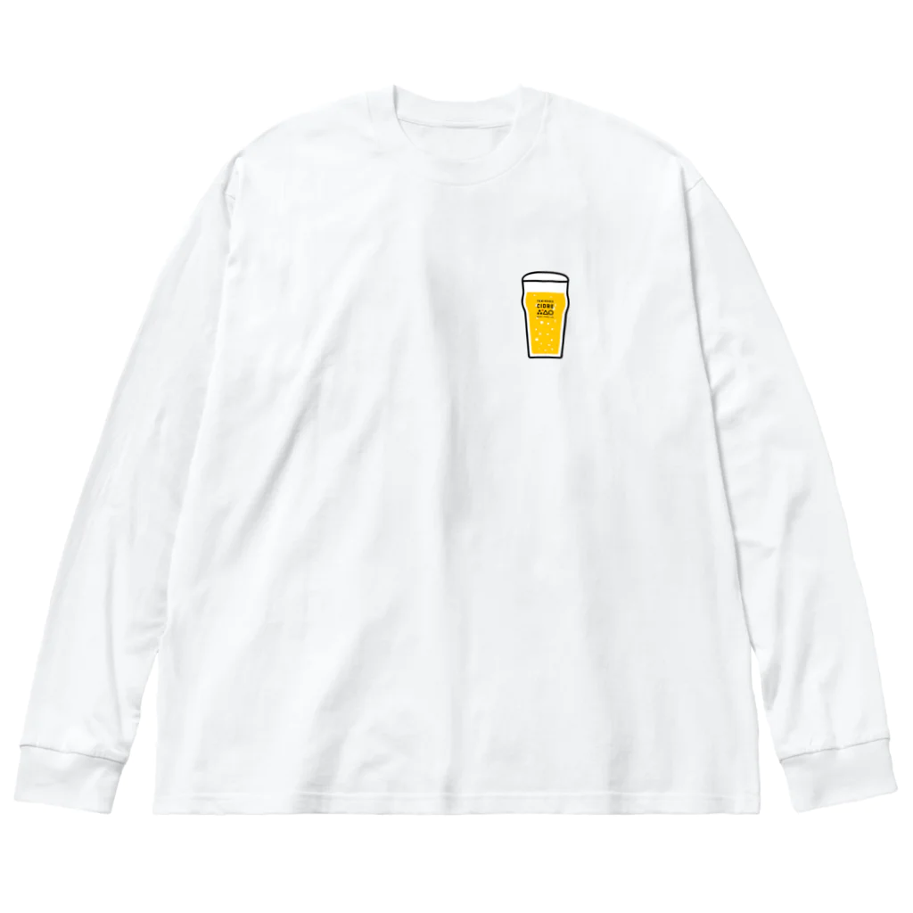 もりやま園のテキカカシードル ロゴ入り ビアグラス Big Long Sleeve T-Shirt