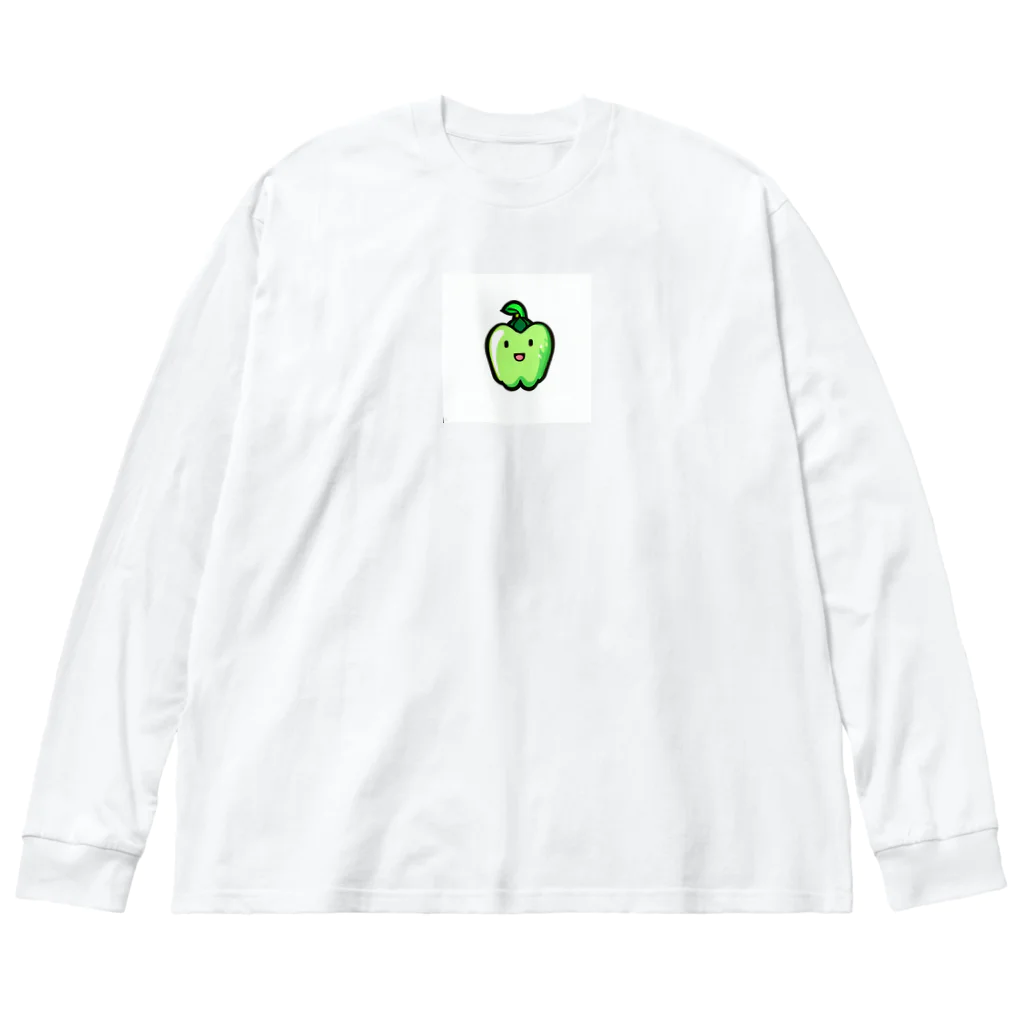 mebuki5678の茨城ピーマン限定商品 Big Long Sleeve T-Shirt