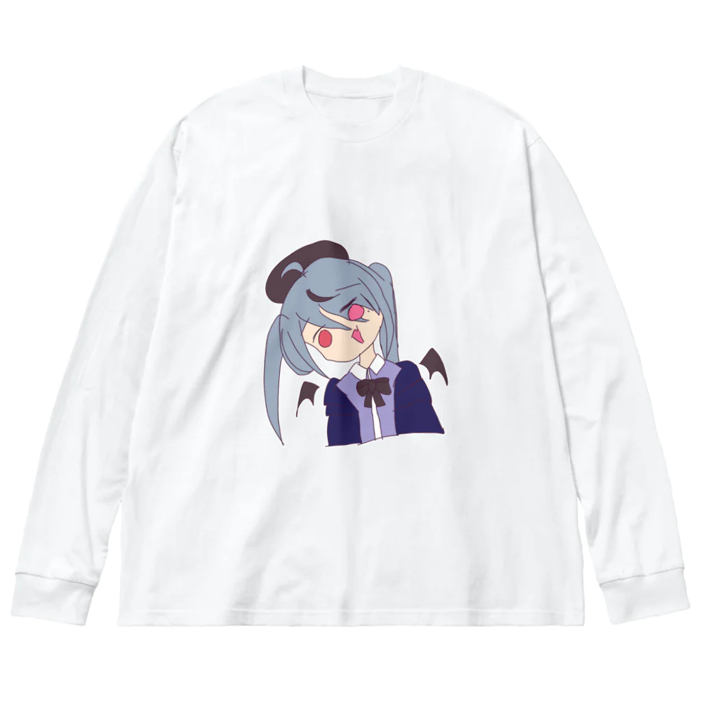 十織のお店の無気力十織 Big Long Sleeve T-Shirt