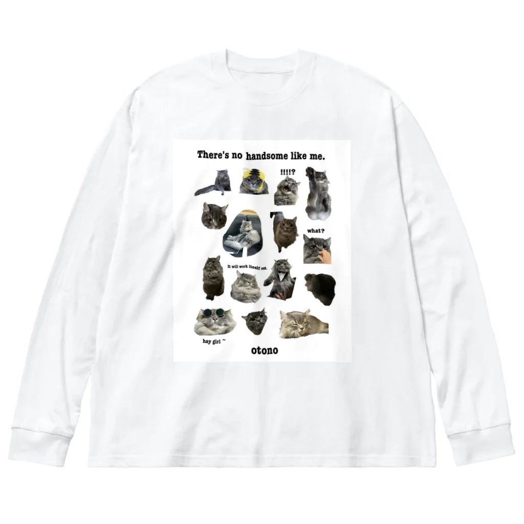 お殿氏SHOPのお殿氏大集合 Big Long Sleeve T-Shirt