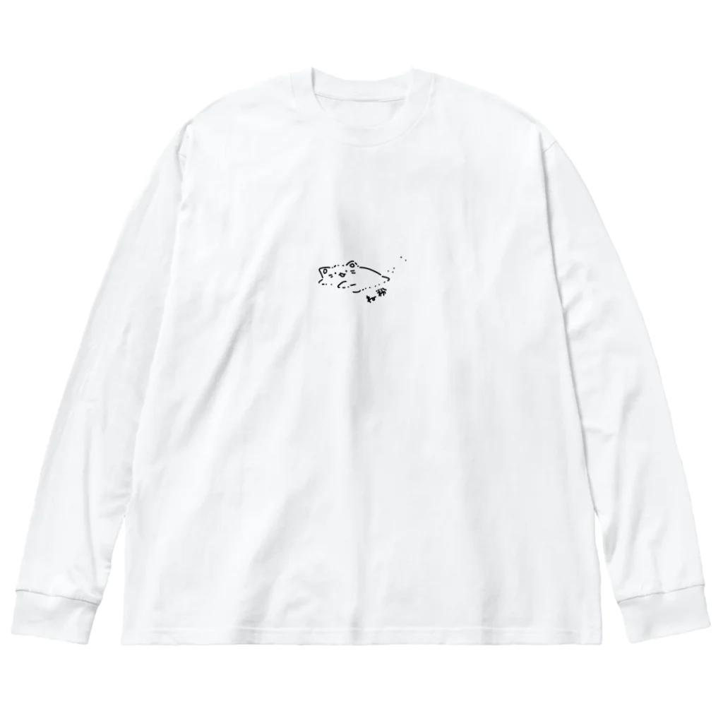 ゆ〜るころころのね粉 ビッグシルエットロングスリーブTシャツ