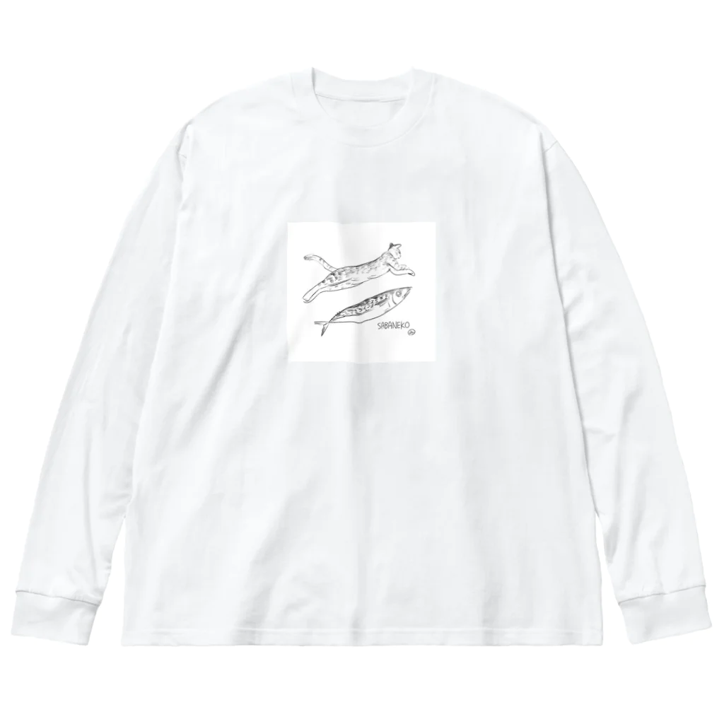 miyuki. candypopのサバねこ Big Long Sleeve T-Shirt