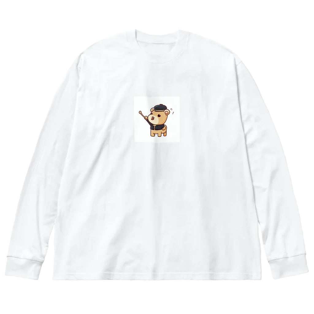 Shiba_IncのCamel Conductor（ラクダの指揮者） ビッグシルエットロングスリーブTシャツ