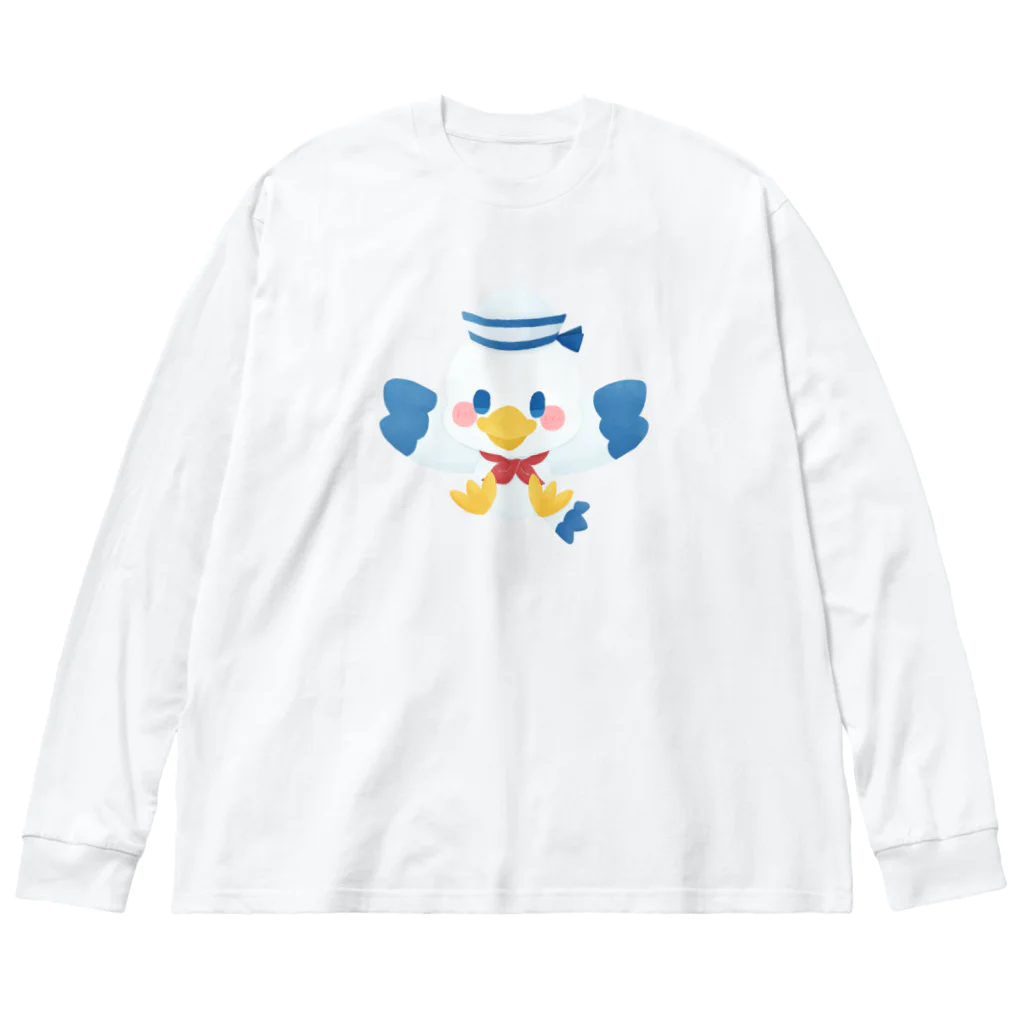 レタ(LETA)のカモメの水平さん ビッグシルエットロングスリーブTシャツ