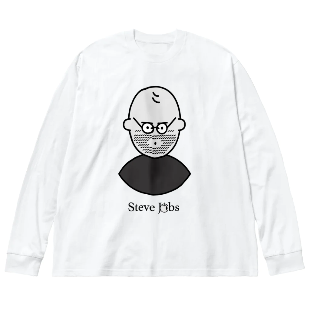 コンビニエンス333のSteve J🍎bs ビッグシルエットロングスリーブTシャツ