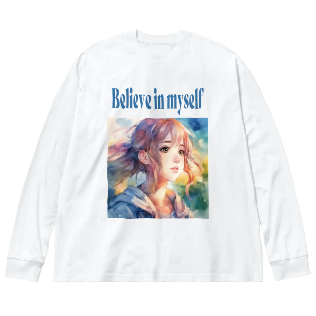 JUNのBelieve in yourself ビッグシルエットロングスリーブTシャツ