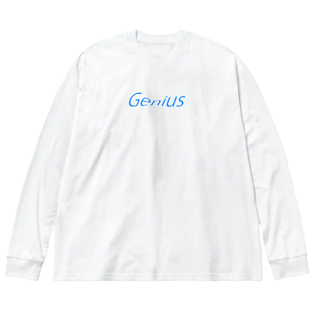 XOXOのGenius 天才 Big Long Sleeve T-Shirt