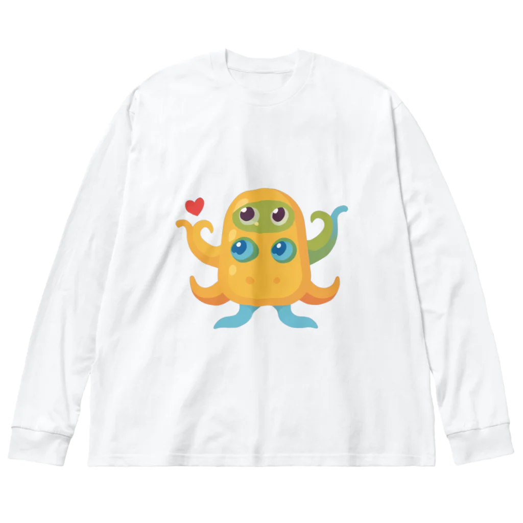 Byshoの癒やしモンスター5️⃣ ビッグシルエットロングスリーブTシャツ