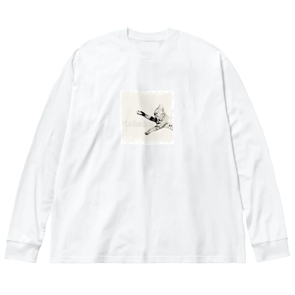 コハクの可愛い寝相のコハク Big Long Sleeve T-Shirt