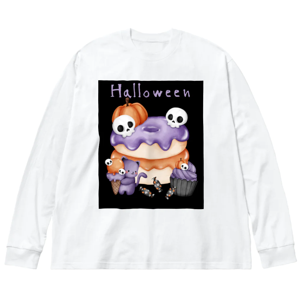 せきまるのハロウィンスイーツ Big Long Sleeve T-Shirt