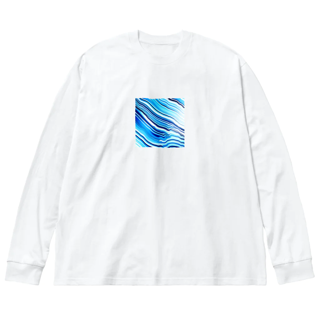 SSSのガラスのさざ波 Big Long Sleeve T-Shirt