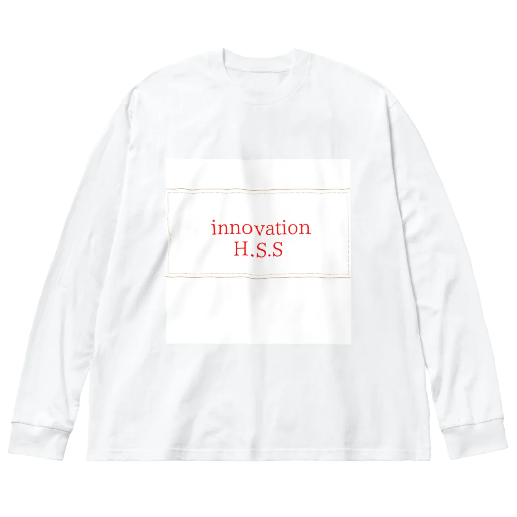 innovationHSSのロゴBOX ビッグシルエットロングスリーブTシャツ