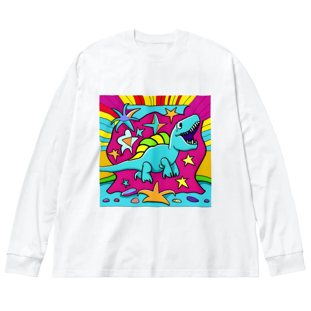 Cosmic Canvas Craft　C_C_Cのセビレエビレ Big Long Sleeve T-Shirt