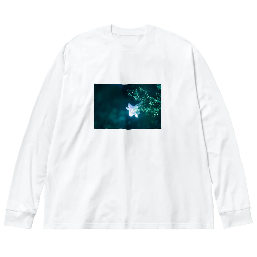 kamakiri3のFlower of the Heart　高砂百合 ビッグシルエットロングスリーブTシャツ