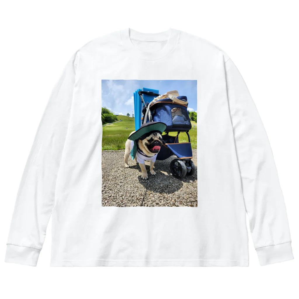 パグ男くんの休日のパグ男くんの休日 Big Long Sleeve T-Shirt