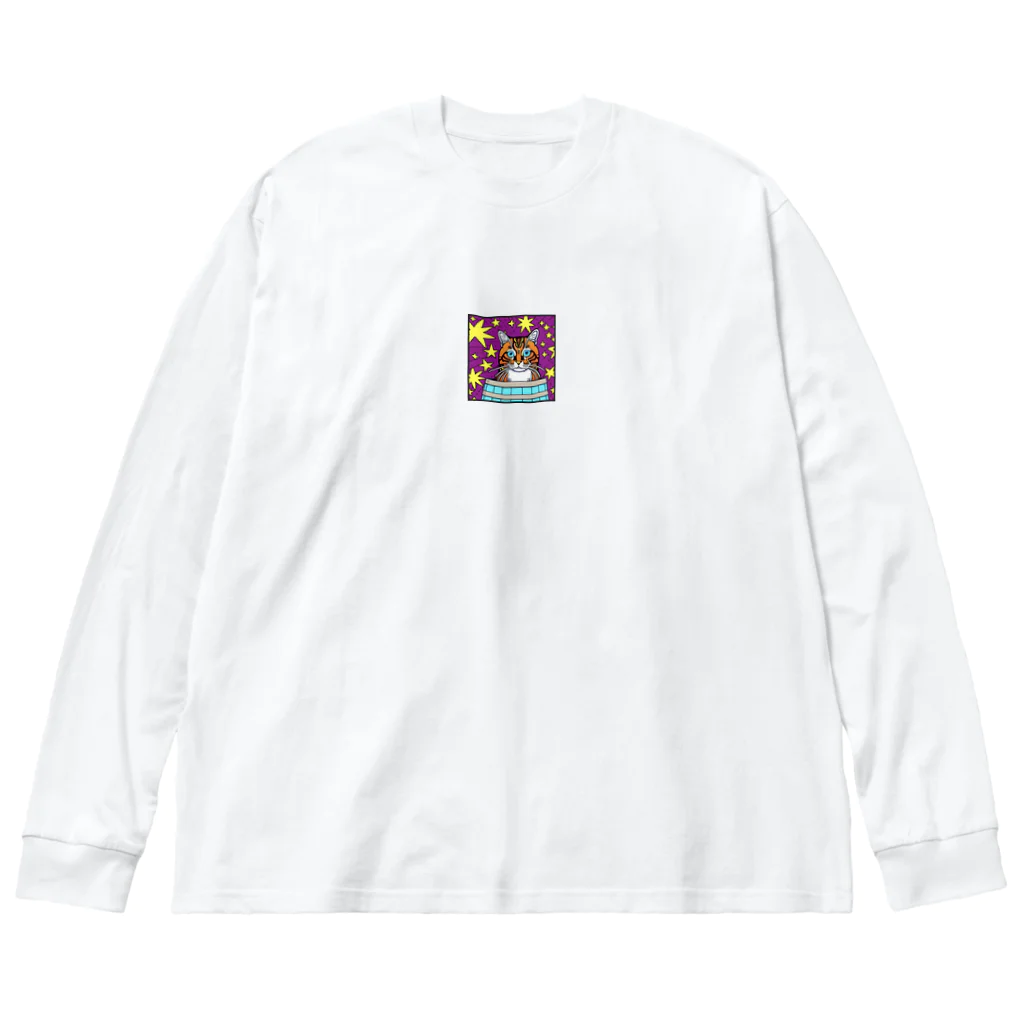 ウイスキーとくらすのウイスキーキャット Big Long Sleeve T-Shirt