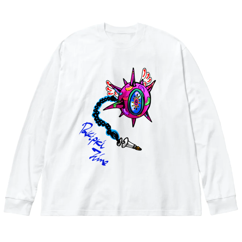 JINPIN (仁品)のパキッとフライングアイ Big Long Sleeve T-Shirt